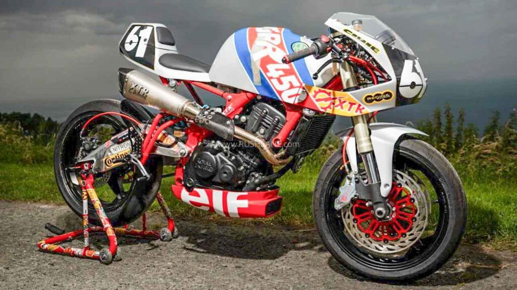 1000039440 Royal Enfield modified Guerrilla 450 as a racing bike