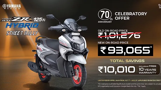 1000040637 Yamaha Ray ZR 125 Fi Hybrid Gets Limited Time Discount