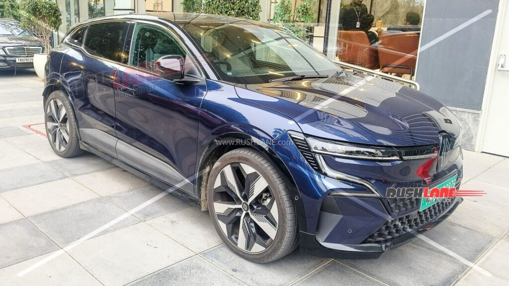 1000040870 Renault Megane EV Spotted Testing Again in India